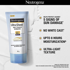 Neutrogena Ultra Sheer Dry Touch Sunblock, SPF 50+, 30ml