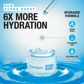 Neutrogena Face Moisturizer Water Gel, Hydro Boost, Normal To Combination Skin, Lightweight and Oil-free, 100% Alcohol Free, suitable for sensitive skin, 50 ml