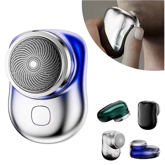 Libras Shop™ Men's Mini Electric Razor Wet Dry Portable Electric Shaver Pocket Size Outdoor Smart Battery Tools