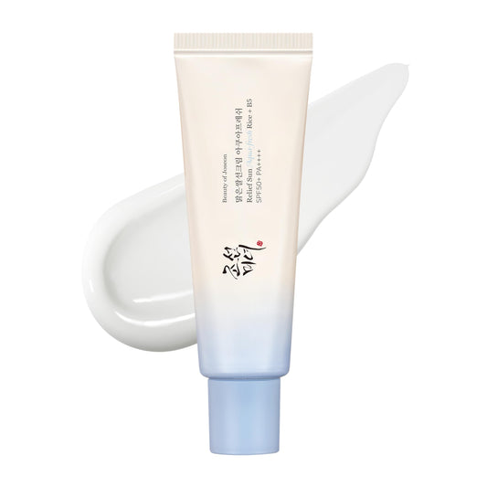 Libras Shop™ Beauty of Joseon Relief Sun SPF 50+ PA++++ Sunscreen 50ml – Lightweight UV Protector with Rice & Panthenol for Sensitive, Acne-Prone Skin 50ml